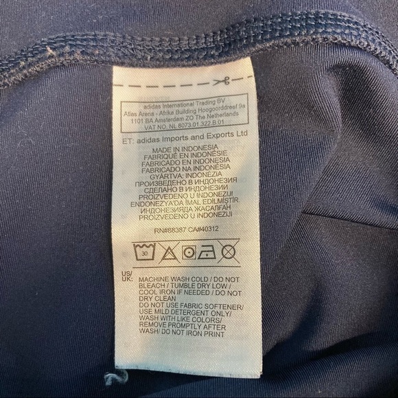 ADIDAS Believe  This Running w/ Reflective Stripe High Rise 7/8 Leggings - Picture 8 of 9